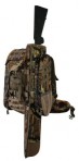 Eberlestock X2 shown with A2SS Scoped Rifle Scabbard in Mossy Oak Infinity
